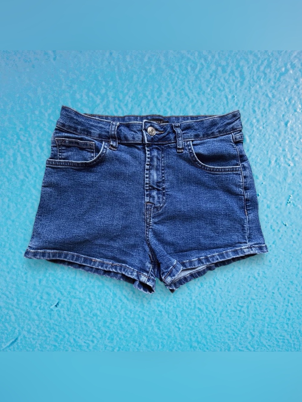 Denim shorts
